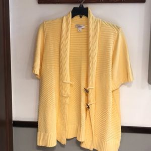 CJ BANKS short sleeved cardigan
